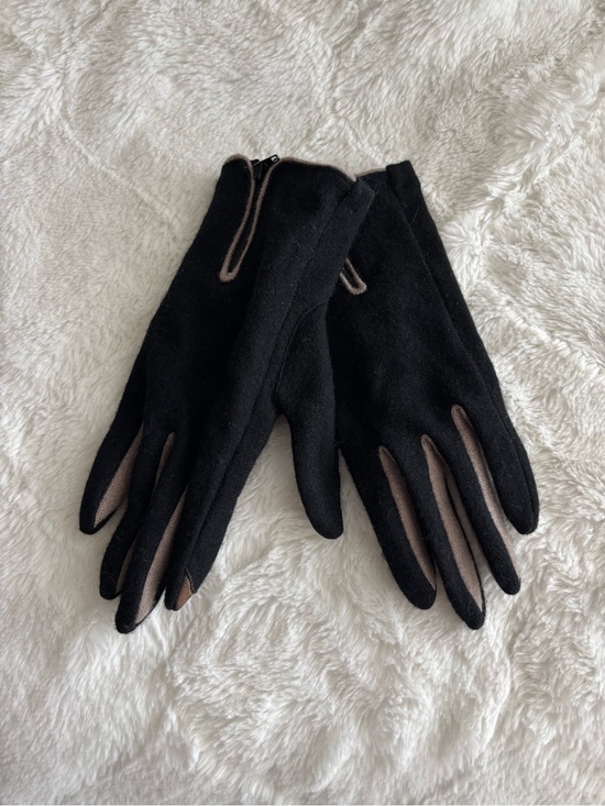 Echo Design Accessories - Echo Design Wool Blend Gloves Size Medium NEW Black Mobile Touch Compatible